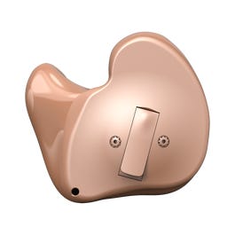 Bernafon_Alpha_ITEFullshell_Left_Beige_Bat312_NFM_2.4G_Front_1200x1200px_Original file